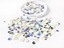 Picture of Picket Fence Studios Sequin Mix - White Bottlecap Flowers