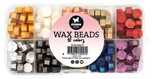 Picture of Studio Light Wax Beads Βουλοκέρι 10x7g -  Metallic Colors