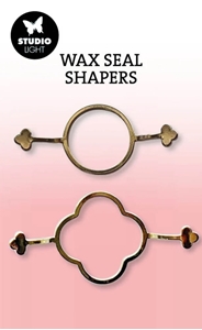 Picture of Studio Light Wax Seal Shapers Round & 4-Sided -  Μεταλλικά Καλούπια για Βουλοκέρι