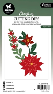 Picture of Studio Light Christmas Essentials Cutting Dies - Poinsettia, 8pcs