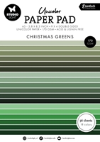 Εικόνα του Studio Light Unicolor Essentials Μονόχρωμα Χαρτιά Διπλής 'Οψης A5 -  Christmas Greens