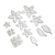 Picture of Elizabeth Craft Designs Cutting Dies - Joyous Christmas, Florals 29, 11pcs