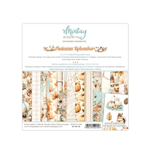 Picture of Mintay Papers Μπλοκ Scrapbooking Διπλής Όψης 6'' x 6" - Autumn Splendor