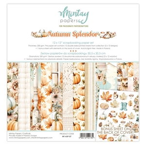 Picture of Mintay Papers Συλλογή Scrapbooking Διπλής Όψης 12" X 12" - Autumn Splendor