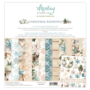 Picture of Mintay Papers Collection Kit 12" x 12" - Christmas Blessings