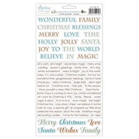 Εικόνα του Mintay Papers Χάρτινα Αυτοκόλλητα - Christmas Blessings, Words, 75τεμ.
