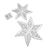 Picture of Elizabeth Craft Designs Cutting Dies - Joyous Christmas, Ornament Stars 2, 3pcs