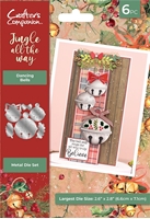 Picture of Crafter's Companion Metal Dies - Jingle All The Way, Dancing Bells, 6pcs