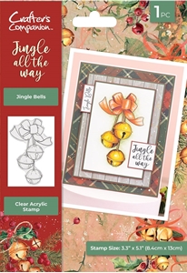 Picture of Crafter's Companion Clear Stamp - Jingle All The Way, Jingle Bells