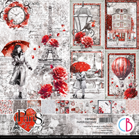 Εικόνα του Ciao Bella Μπλοκ Scrapbooking Διπλής Όψεως 12” x 12” - Paris Je t'aime 