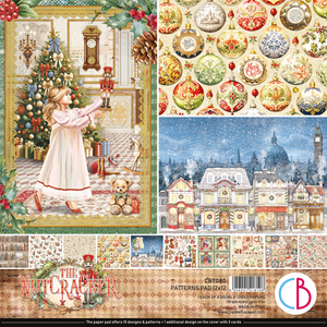 Picture of Ciao Bella Patterns Pad Μπλοκ Scrapbooking Διπλής Όψεως 12” x 12” - The Nutcracker