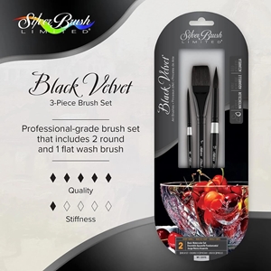 Picture of Silver Brush Silver Black Velvet - Σετ Πινέλων Basic Watercolor