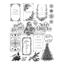 Picture of Re-Design with Prima Decor Clear Stamps - Whimsical Christmas, Santa's Helper Tags, 18pcs