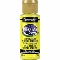 Picture of DecoArt Americana Acrylic Paint 2oz -  Chartreuse Yellow