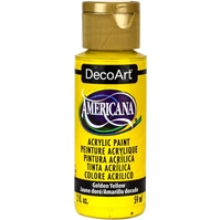 Picture of DecoArt Americana Acrylic Paint 2oz -  Golden Yellow