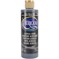 Picture of DecoArt Americana Acrylic Paint 8oz - Lamb (Ebony) Black 