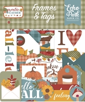 Picture of Echo Park Cardstock Ephemera - Sweater Weather, Frames & Tags, 33pcs