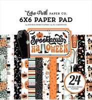 Picture of Echo Park Double-Sided Paper Pad 6'' x 6'' - Spooktacular Halloween