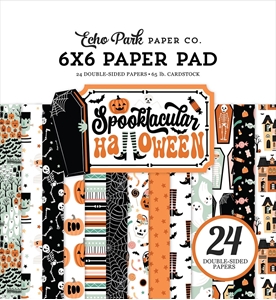 Picture of Echo Park Μπλοκ Scrapbooking Διπλής Όψης 6'' x 6'' - Spooktacular Halloween