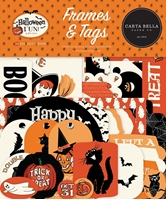 Picture of Carta Bella Cardstock Ephemera - Halloween Fun, Frames & Tags, 34pcs