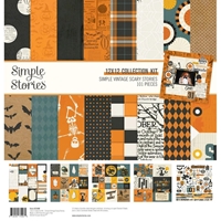 Εικόνα του Simple Stories Συλλογή Χαρτιών Scrapbooking Διπλής Όψης 12'' x 12'' - Simple Vintage Scary Stories