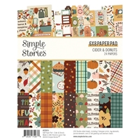 Εικόνα του Simple Stories Μπλοκ Χαρτιών Scrapbooking Διπλής Όψης 6'' x 8'' - Cider & Donuts