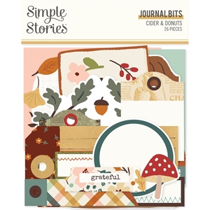 Picture of Simple Stories Journal Bits & Pieces - Cider & Donuts, Journal Bits, 26pcs