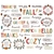 Picture of Simple Stories Bits & Pieces - Cider & Donuts, Sentiment Bits, 43pcs