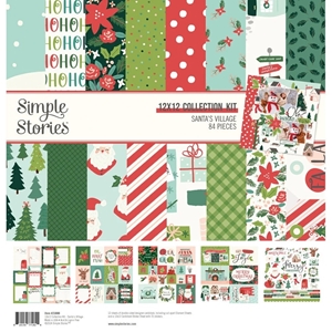 Picture of Simple Stories Collection Kit 12'' x 12'' - Santa's Village