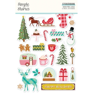 Picture of Simple Stories  Sticker Book - Snow Pine Lodge, 399pcs