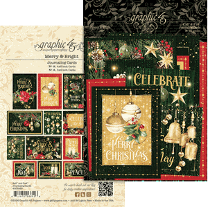 Picture of Graphic 45  Journaling Κάρτες - Merry & Bright, 32τεμ.