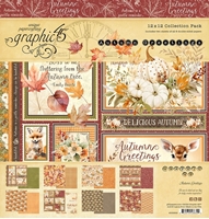 Εικόνα του Graphic 45 Συλλογή Scrapbooking Διπλής Όψης 12" x 12" - Autumn Greetings