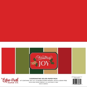 Picture of Echo Park Μονόχρωμα Φύλλα Scrapbooking Διπλής Όψης 12'' x 12'' - Christmas Joy 