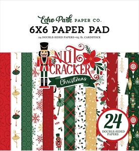 Picture of Echo Park Double-Sided Paper Pad 6'' x 6'' - Nutcracker Christmas