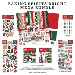 Picture of Echo Park  Mega Bundle Συλλογή Scrapbooking 12" X 12" - Baking Spirits Bright (225 τεμ.)