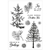 Picture of Sizzix Framelits Die & Stamp Set Σετ Σφραγίδες & Μήτρες Κοπής A5 - Pine Holidays, 21τεμ.