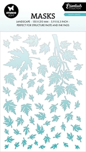 Picture of Studio Light Essentials Landscape Mask Stencil 6" x 8" - Fallen Leaves