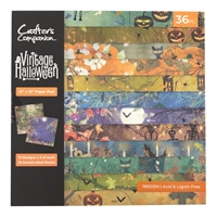 Εικόνα του Crafter's Companion Μπλοκ Scrapbooking Διπλής Όψης 6" x 6'' - Vintage Halloween