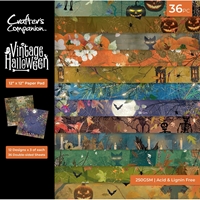 Εικόνα του Crafter's Companion Μπλοκ Scrapbooking Διπλής Όψης 12" x 12'' - Vintage Halloween, 36 φύλλα