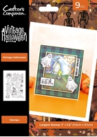 Picture of Crafter's Companion Clear Stamps - Vintage Halloween, 9pcs