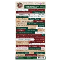 Picture of Prima Marketing Chipboard Stickers - From The North Pole, 49pcs