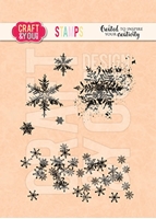 Εικόνα του Craft & You Διάφανες Σφραγίδες - Snowflakes Set, 6τεμ.