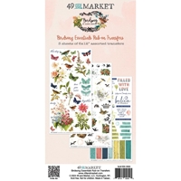 Picture of 49 And Market Rub-On Transfer Set 6" X 12" - Birdsong, 3pcs