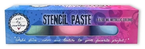 Picture of Art By Marlene Essentials Metallic Stencil Paste Set 50ml, 3pcs