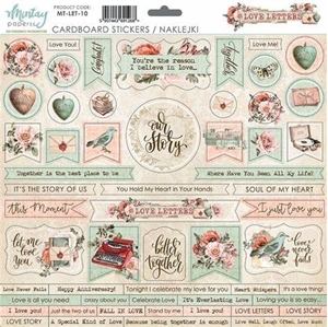 Picture of Mintay Papers Love Letters Chipboard Stickers