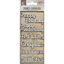 Εικόνα του Little Birdie Laser Cut Primed Chipboard - Good Wishes Always, 6τεμ.