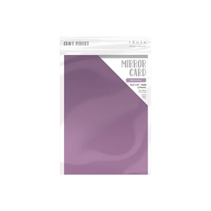 Picture of Craft Perfect Satin Mirror Cardstock Ειδικά Χαρτιά Για Kατασκευές & Die Cutting A4 - Satin - Soft Amethyst, 5τεμ.