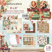 Picture of Memory Place Double-Sided Collection Pack 8'' x 8'' - Merry & Bright