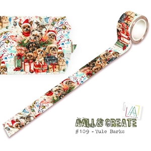 Picture of Aall and Create Washi Tape Διακοσμητική Ταινία 10m - #102, Yule Barks