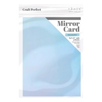 Εικόνα του Tonic Studios Craft Perfect Gloss Iridescent Mirror Cardstock Ειδικά Χαρτιά Για Kατασκευές & Die Cutting 8.5"X11" - Bejeweled Blue, 5τεμ.